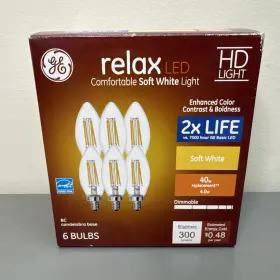 42309 GE LIGHTING Relax Dimmable Bc Led Light Fixture