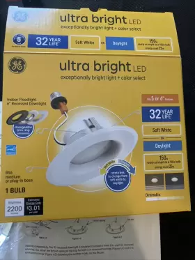 47738 GE LIGHTING Refresh Led Recessed Recess Downlight Boxed