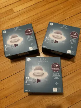 93097006 GE LIGHTING Led Speaker Recessed Recess Downlight