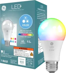 93100205 GE LIGHTING Led Changing Light Bulbs Remote Wi Fi