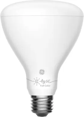 Ge Lighting Cledr3010c2/st1p Smart Flood Light Bulb Full Color Bluetooth Enabled Alexa And Google Assi