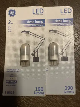 LED2T3-G4-LT GE LIGHTING Frosted Base Led Lamp Pack