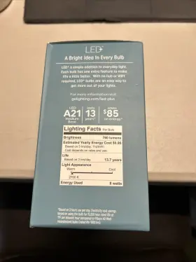 PK-00100405-2 GE LIGHTLING Lighting Led Backup Battery Bulb #3