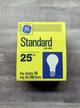 NGG192A GE Pack Standard Light Bulbs Avg Nos