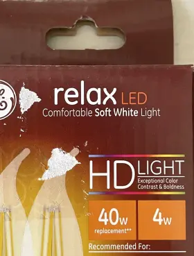 PC36893 GE Relax Led Finish Dimmable #2