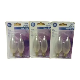 PK-00002126-2 GE Candelabra Light Bulb Bent Tip