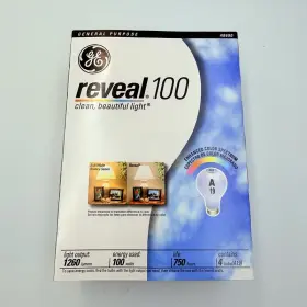 SACGG100R3-GT2 GE Reveal Light Bulbs Nos
