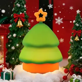 B0FKBHH7F4 GEFAXI Squishy Christmas Tree Night Light Dimmable