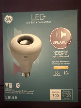 043168530507 GENERAL ELECTRIC Ge Led Speaker Light Bulb