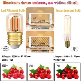758277882064 GENIXGREEN Wattage Led Light Bulb Mini Dim #3