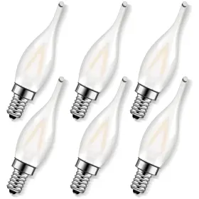 C22TF-1.5W-E12-110V-SW-6PACK GENIXGREEN Frosted Led Night