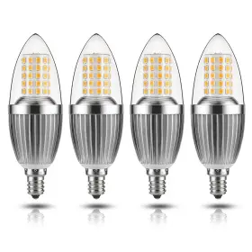 713425204105 GEZEE Led Candelabra Bulb Dimmable Candle
