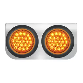 89124 GG GRAND GENERAL Steel Bracket Pearl Amber Led Light