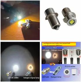 744759859457 GLGYCB Led Bulb Flashlight Conversion Cell Kit #3