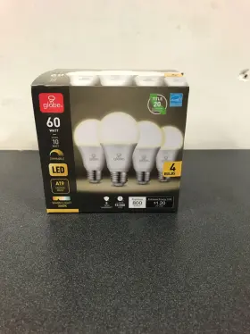 37735 GLOBE ELECTRIC Pack Dimmable Energy Star Led Bulbs