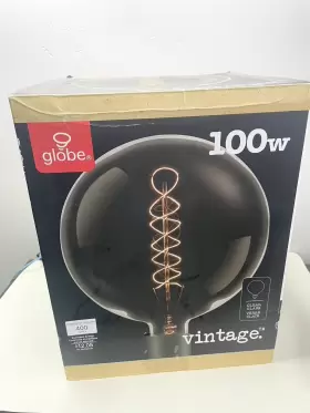 80128 GLOBE ELECTRIC Oversized Dimmable Amber Glass Bulb