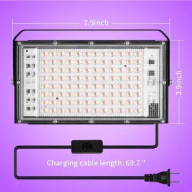 100W-2P GLOSTARS Led Uv Light Spotlight Lamp #2