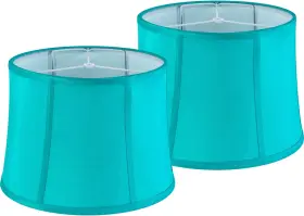 B0DDPWQWRS GO SO Square Lamp Shades Set Drum