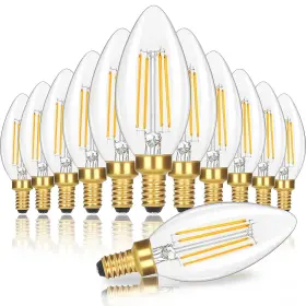 C326W-27-80-C GOBRIGHT Candelabra Bulb Led Chandelier Light