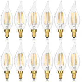C32T-6W-27-DIM GOBRIGHT Led Candelabra Bulbs