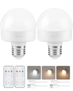 W01YBP206 GOEBLESON Rechargeable Light Bulbs Remote Control