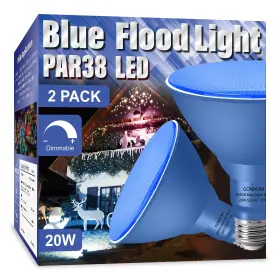 PAR38-01 GONHOM Pack Led Light Bulbs Dimmable Base