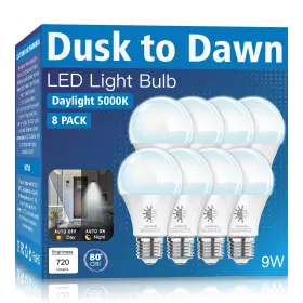 767738164304 GONHOM Pack Dusk Dawn Light Bulbs Equiva