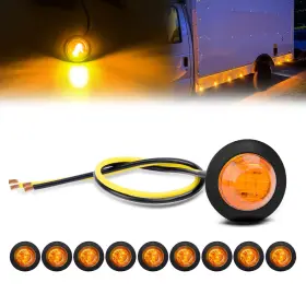 TAIL-102 GOOACC Bullet Marker Light Amber Round Led