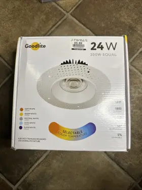 G-20221 GOODLIGHT Goodlite Equal Trimless Rounded Led Down