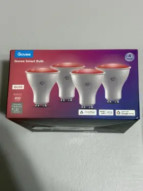B600D1C3 GOVEE Smart Bulbs Matter Wifi Alexa Google Pack Box