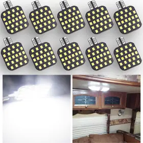 10PACK-921-24LED-PURE GRB Bright Led Bulbs Rv Interior Lights