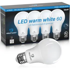 4DA190927A GREAT EAGLE LIGHTING CORPORATION Led Light Bulb