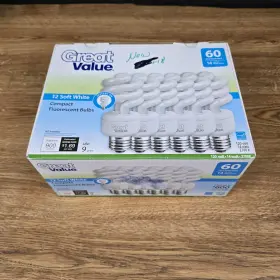 078742019925 GREAT VALUE Pack Fluorescent Bulbs