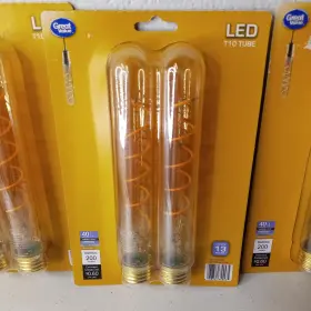 078742355535 GREAT VALUE Edison Led Glass Light Bulb Amber