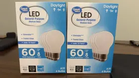 416844083752 GREAT VALUE Led Bulbs Dimmable Base