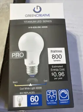 98013 GREEN CREATIVE Pro Titanium Led Lamp