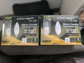 3000K LED Bulb Candelabra Fan Light