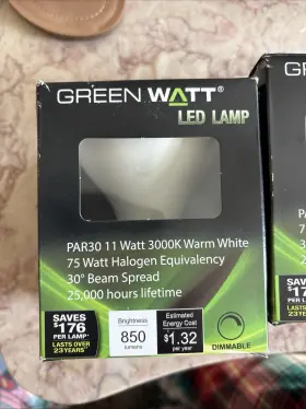 810665027669 LED Lamp Saves Lasts
