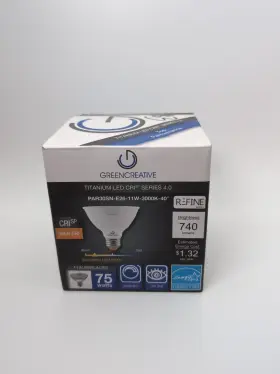 16113 GREENCREATIVE Titanium Crisp Led Bulb Dimmable
