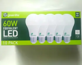 10-PACK GREENLITE Greenlight Led Lightbulbs