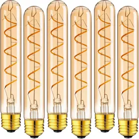 T10-185MM-6P GRENSK Edison Light Bulbs Tubular Led Dimmable