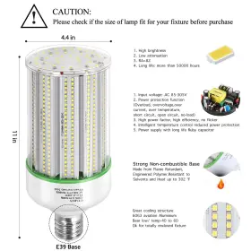 GTAREN-QPW-120W2PCK GTAREN Led Corn Light Bulb Halide Hps Cfl #2