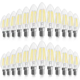 B1040W-50K24P-DIM GVVOOHOME Candelabra Light Bulbs Chandelier