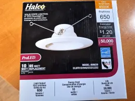 Halco 99639 Dl6fr10/940/eco/led2 6 Inch Retrofit Eco Downlight Ii- 10w Led 65w -4 000k- 99639-120v -dimmable Halco 99639 Dl6fr10/940/eco/led2 6 Inch Retrofit Eco Downlight Ii- 10w Led 65w -4 000k- 99639-120v -dimmable