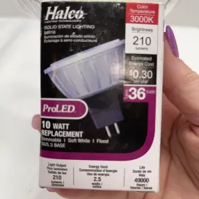 HALCO-MR16FMW HALCO Dimmable Led Flood Light Bulb