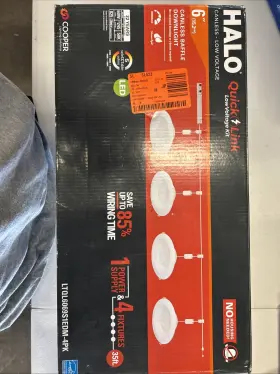 LTQL6069S1EDM-4PK HALO Quicklink Voltage Recessed Recess Led