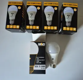 859613007056 HALO Haylo Dusk Dawn Led Bulb Light Sensor Auto