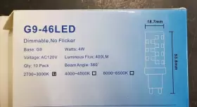 2700-3000 HALOGEN Ziomitus Led Bulbs Dimmable Flickerless #2