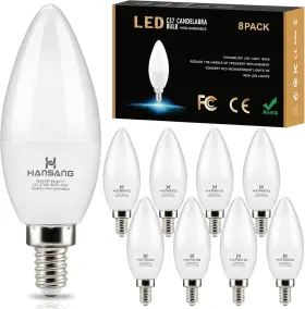 445046597580 HANSANG Pack Led Candelabra Bulbs