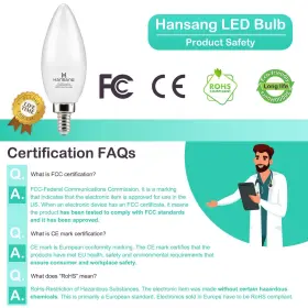 607510176337 HANSANG Led Candelabra Bulbs #2